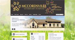 Desktop Screenshot of mccordsvillevet.com